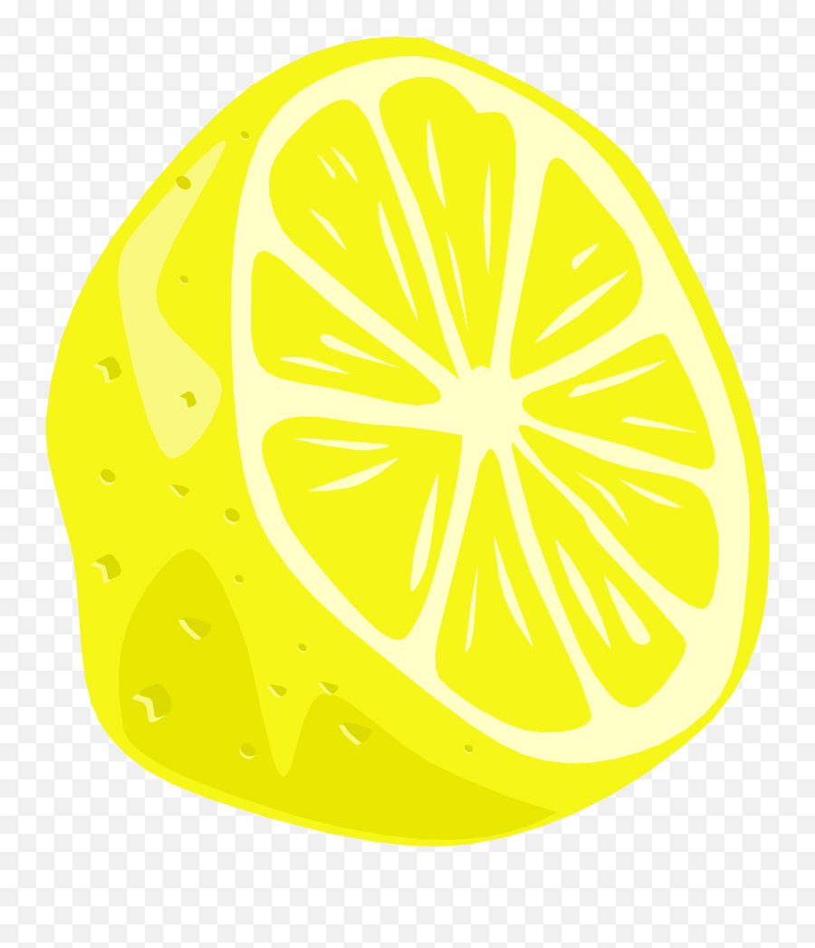 Lemon Clipart Emoji Lemon Emoji - Half Lemon Clipart,Lime Emoji