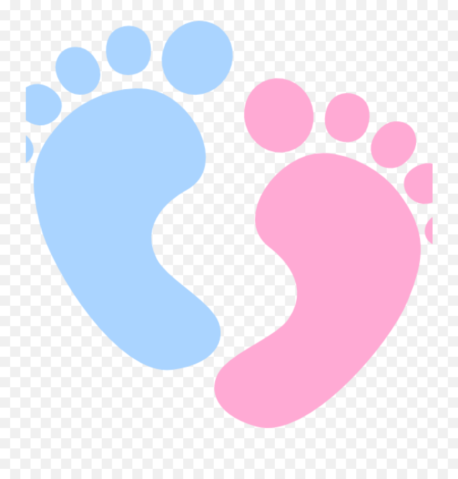 Baby Feet Outline Ba Feet Outline Ba - Pink And Blue Baby Footprints Emoji,Baby Feet Emoji