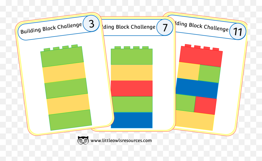 Free Building Block Challenge Printable - Building Blocks Pattern Emoji,Patterning With Emotion Cards