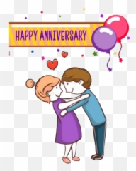 Happy Anniversary - Hug Emoji,Wedding Anniversary Emojis