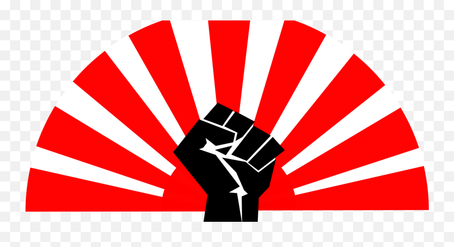 Raised Fist Flag Of Japan Symbol - Fist Flag Transparent Fist Flag Emoji,Raised Fist Emoji