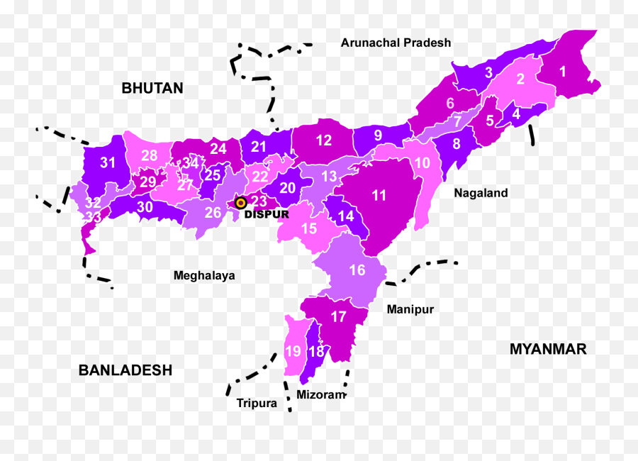List Of Assam State Symbols - Wikipedia Many District In Assam Emoji,Riverdance Emoji