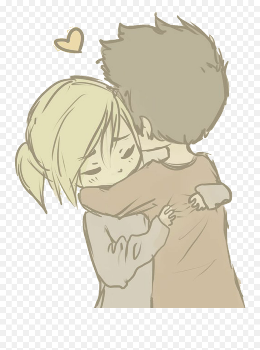 Anime Girl Boy Hugging Png Background Image Png Arts Emoji,Boys And Girl Emojis