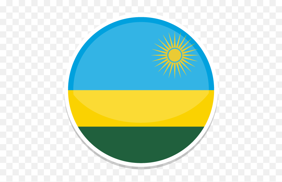Rwanda Flag Flags Free Icon Of Round World Flags Icons Emoji,Emoticon Bandera Italia