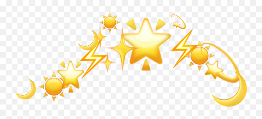 Yellow Yellowaesthetic Sticker By U2022u2022u2022u2022 Emoji,Moon Sun Star Emojis