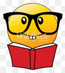 Emoji Reading Book With Glasses - Ristorante Cristian Magri,Reading Emoji