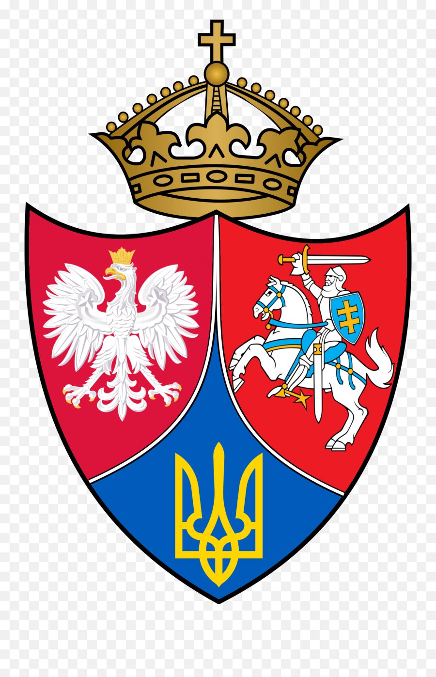 Arms Of The Lublin Triangle Organization My Proposal Based Emoji,Triagular Ruler Emoji