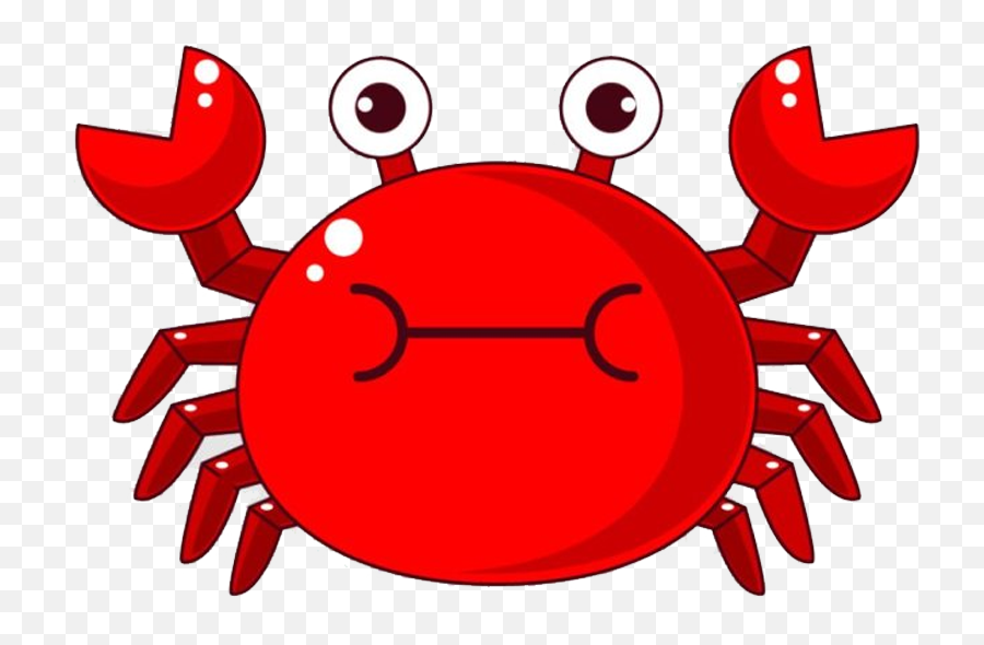 Seafood Clipart Chilli Crab Seafood - Cartoon Fish Emoji,Crab Emoticon