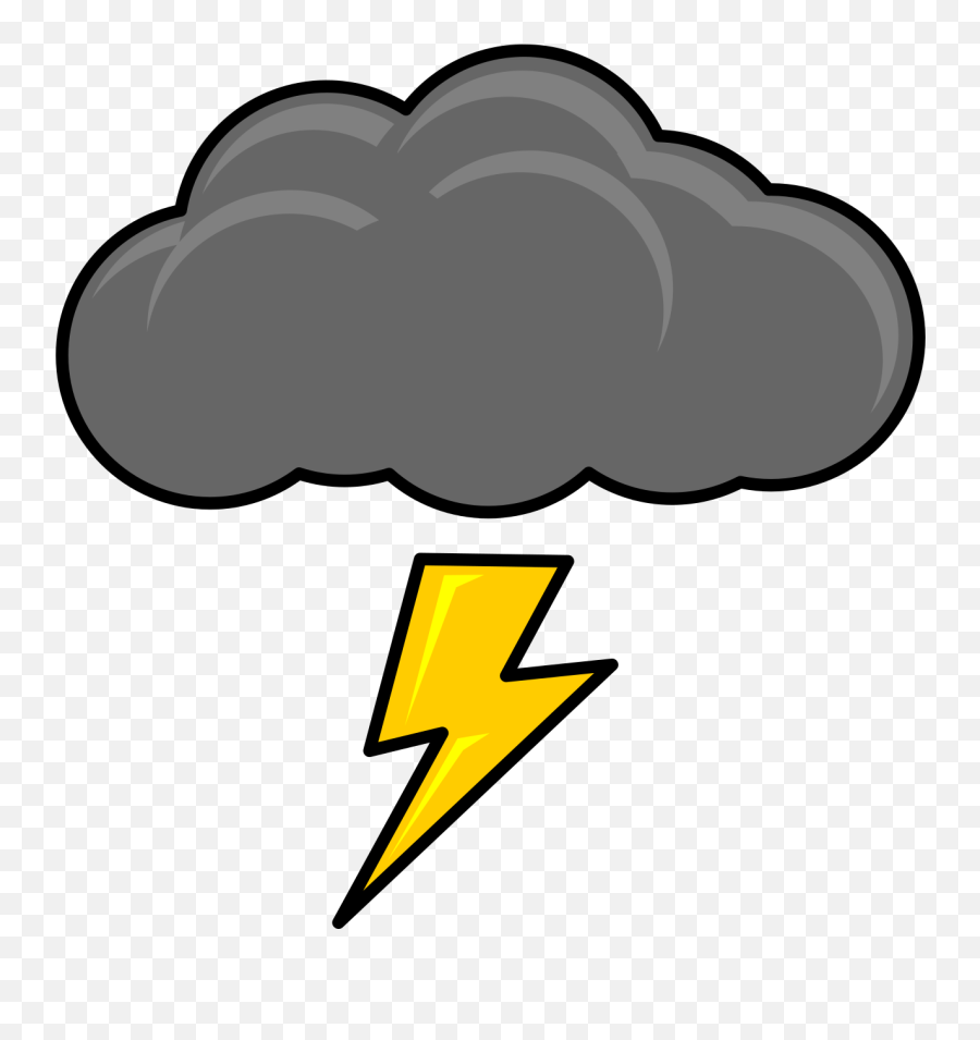 Lightning Bolt Free Lightning Clipart - Thunder Clipart Emoji,Lightning Emoji