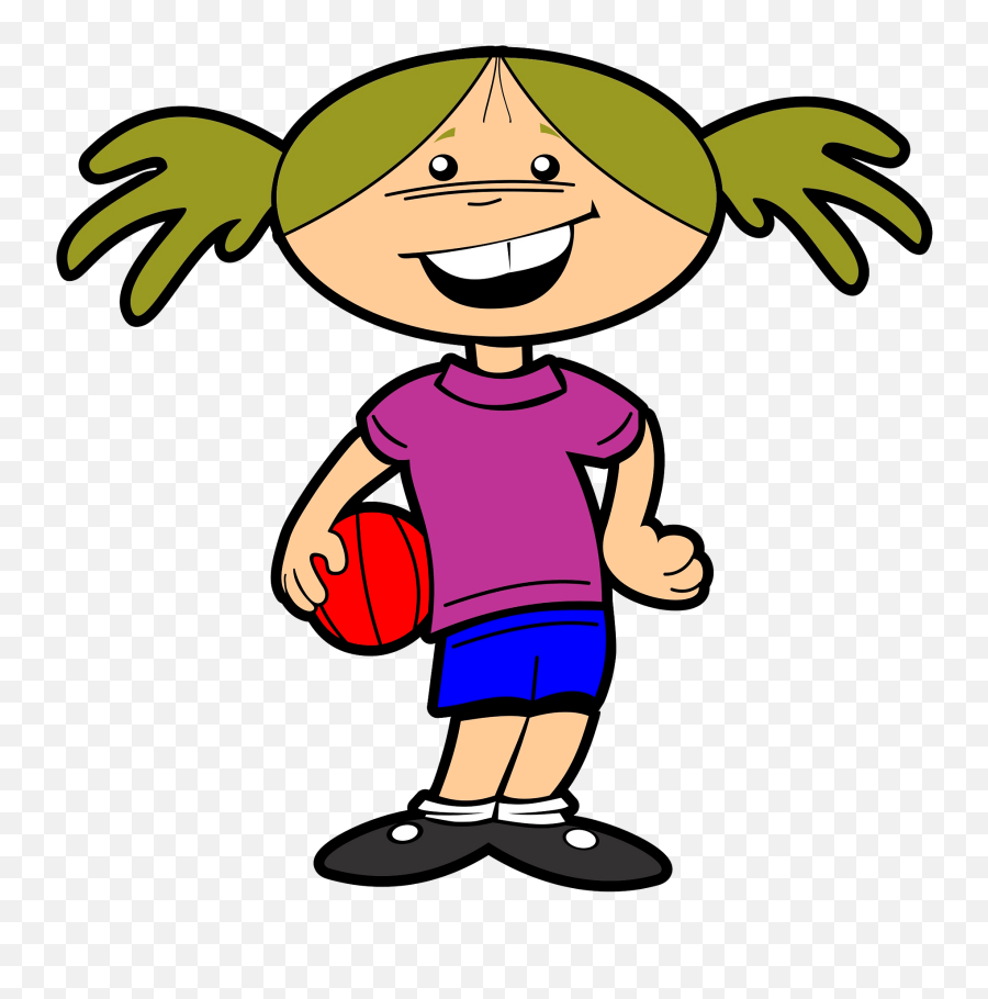 Sports Girl Clipart - Happy Emoji,Soccer Ball Girl Emoji