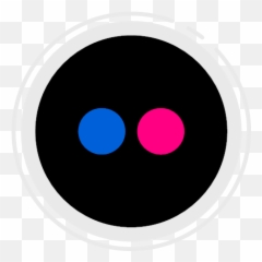 Circle Flickr Gradient Social Media Icon Emoji,West Ham Hammers Emoji