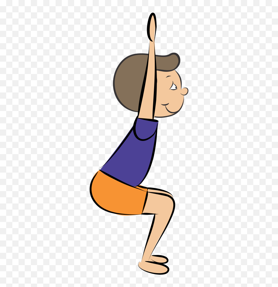 Chair Utkatasana - Kidding Around Yoga Yoga For Kids Stretches Emoji,Camel Pose Emotion