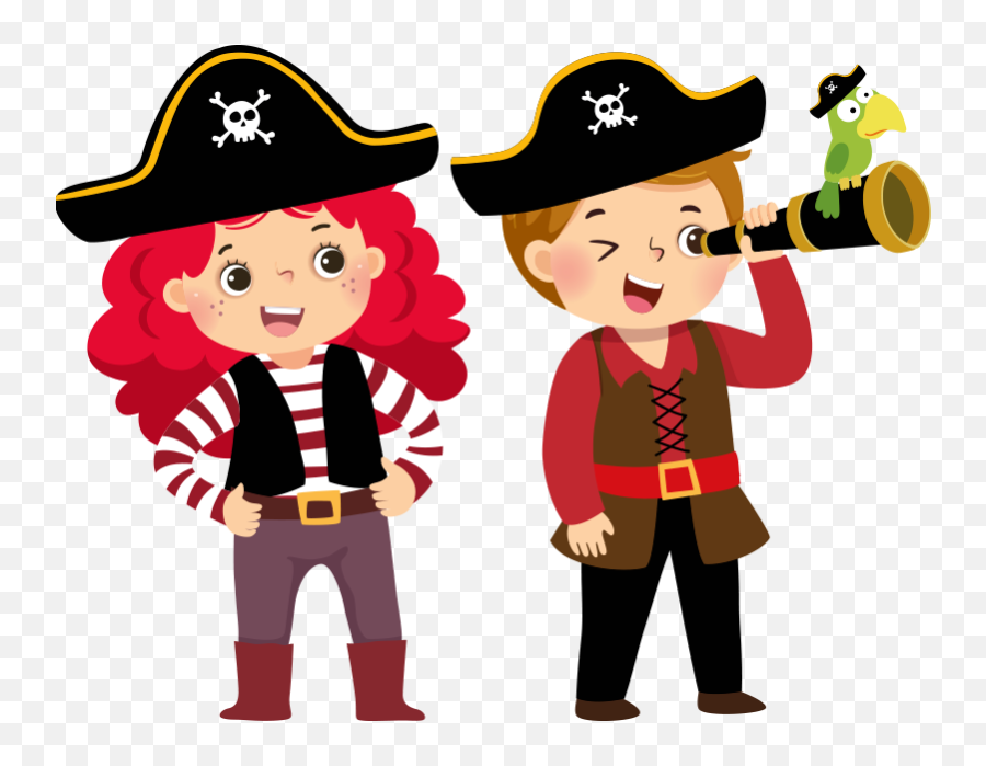 Pirate Assault Illustration Wall Art Decal - Kijken Door Verrekijker Piraat Emoji,Frog Emoji Hat
