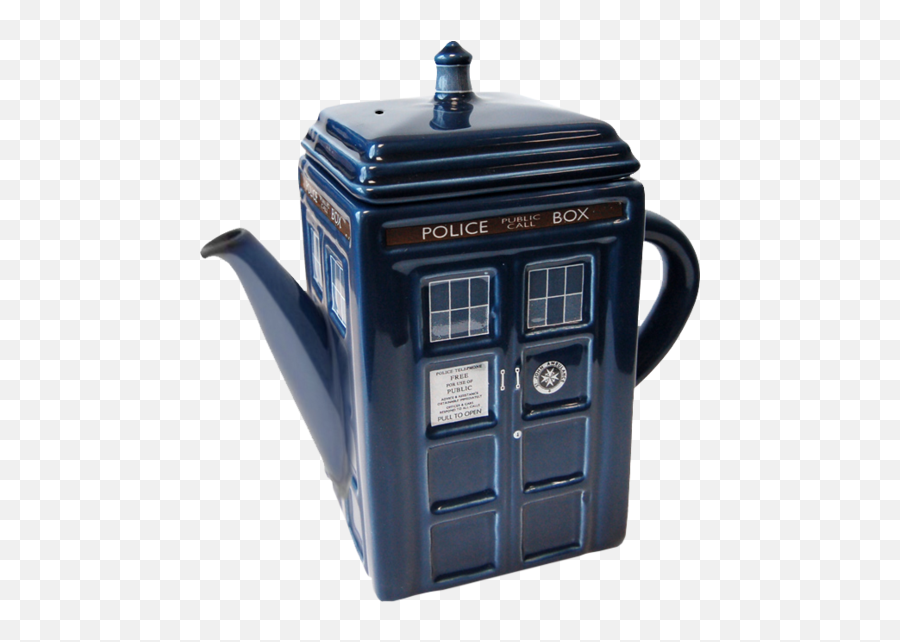 Tea Pots Tea Tardis - Tardis Emoji,I'm In A Glass Case Of Emotion Doctor Who