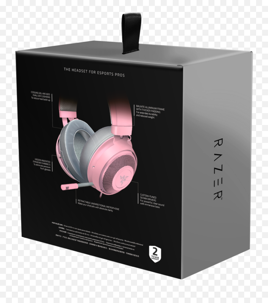 Razer Kraken - Multiplatform Wired Gaming Headset Quartz Frml Packaging Roze Game Koptelefoon Emoji,Headset Emoji