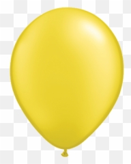 Globos De Látex 11 U2013 Miel De Papel - Yellow Balloon Transparent Background Emoji,Yello Emojis