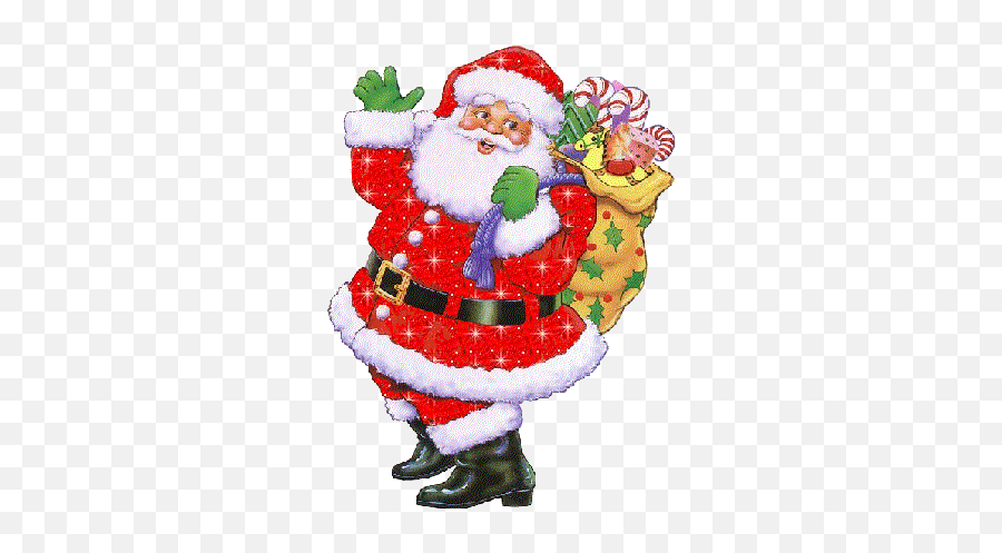 Animated Christmas Christmas Gif - Christmas Clipart Christmas Santa Claus Emoji,Mrs Claus Emoticon