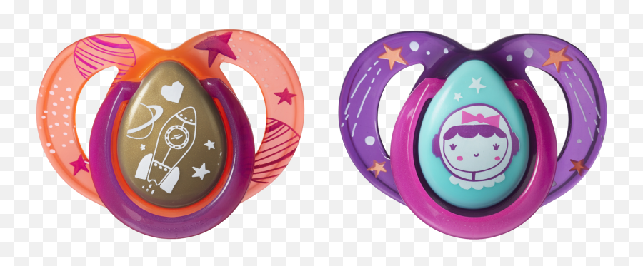 Tommee Tippee Closer To Nature Night Time Baby Pacifier 6 - 18mo 2 Pack Colors U0026 Designs Vary Walmartcom Tommee Tippee Soothers Girl Emoji,Baby Hold My Flower Emoticon