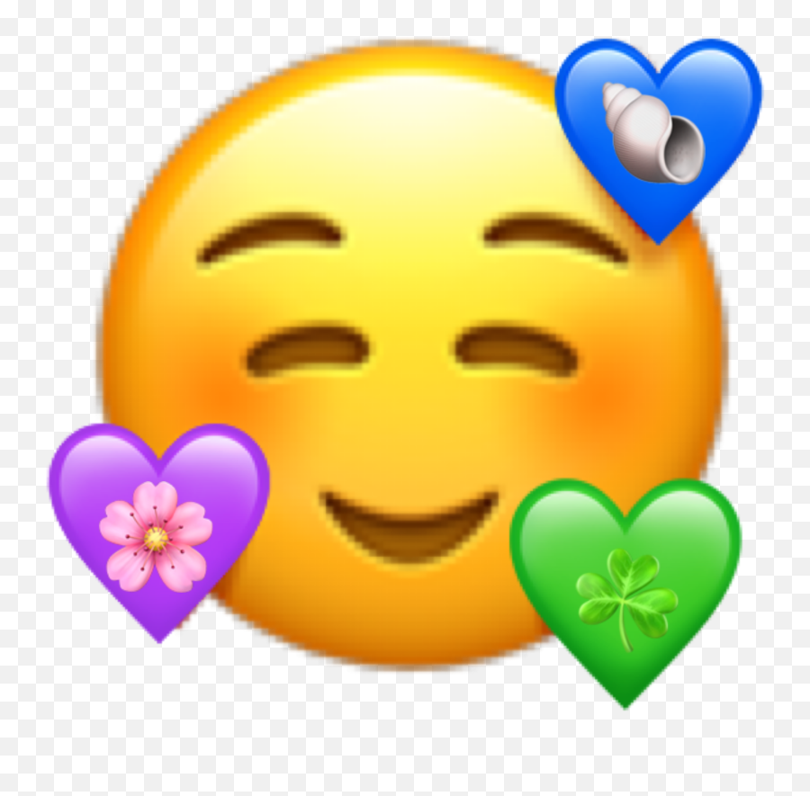 Emoji Emojheart Heart Edit Sweet - Small Face Heart Emoji,Kind Emoji