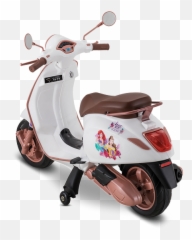 Disney Princess Vespa Scooter - Kid Trax Disney Princess 6v Vespa Scooter Emoji,Emotion Moped Parts