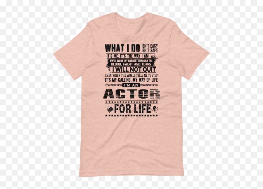 Actor For Life Emoji,Saying: Wear Emotions On Sleeve