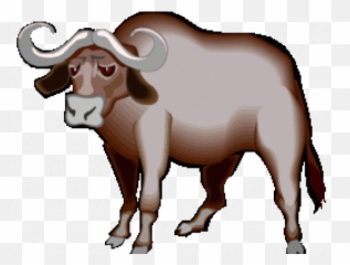 African Buffalo Clipart Cape Buffalo - Clipart Buffalo Emoji,Buffalo Bills Emoji