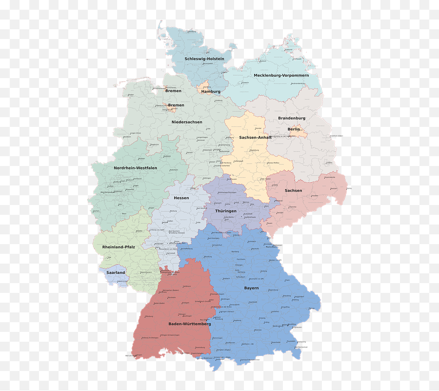 Free Photo Regions Germany Map District - Deutschland Karte Bundesländer Png Emoji,German Emotions Funny
