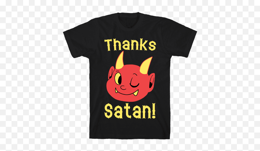 Satan Is Waitin T - 360 Emoji,Satan Like Emoticon
