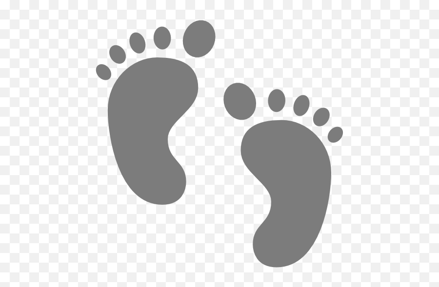 Baby Feet - Baby Feet Clipart Black And White Emoji,Baby Feet Emoji