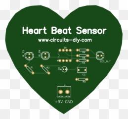 Heart Beat Sensor Circuit - Share Project Pcbway Pcb Layout Pulse Sensor Emoji,Circuit Of Emotion