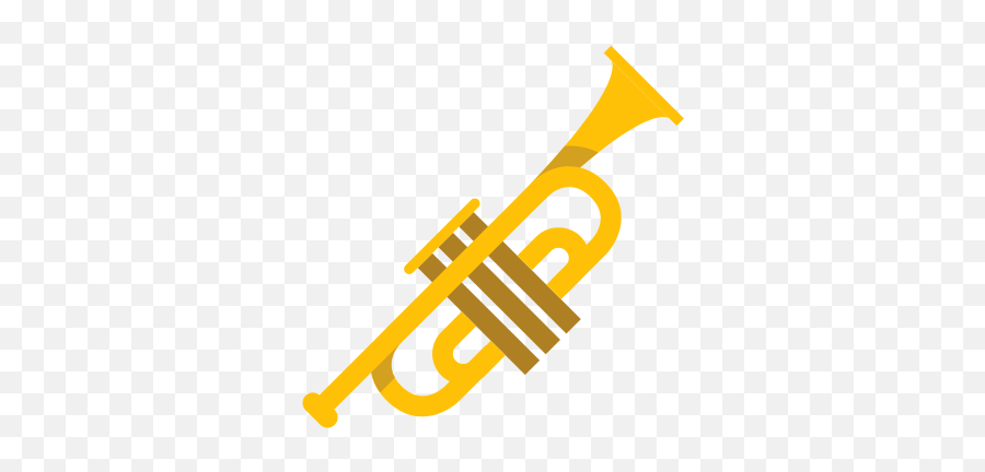 Trumpet Icon In Color Style - Trombeta Png Emoji,Religious Emojis Building With Trumpet