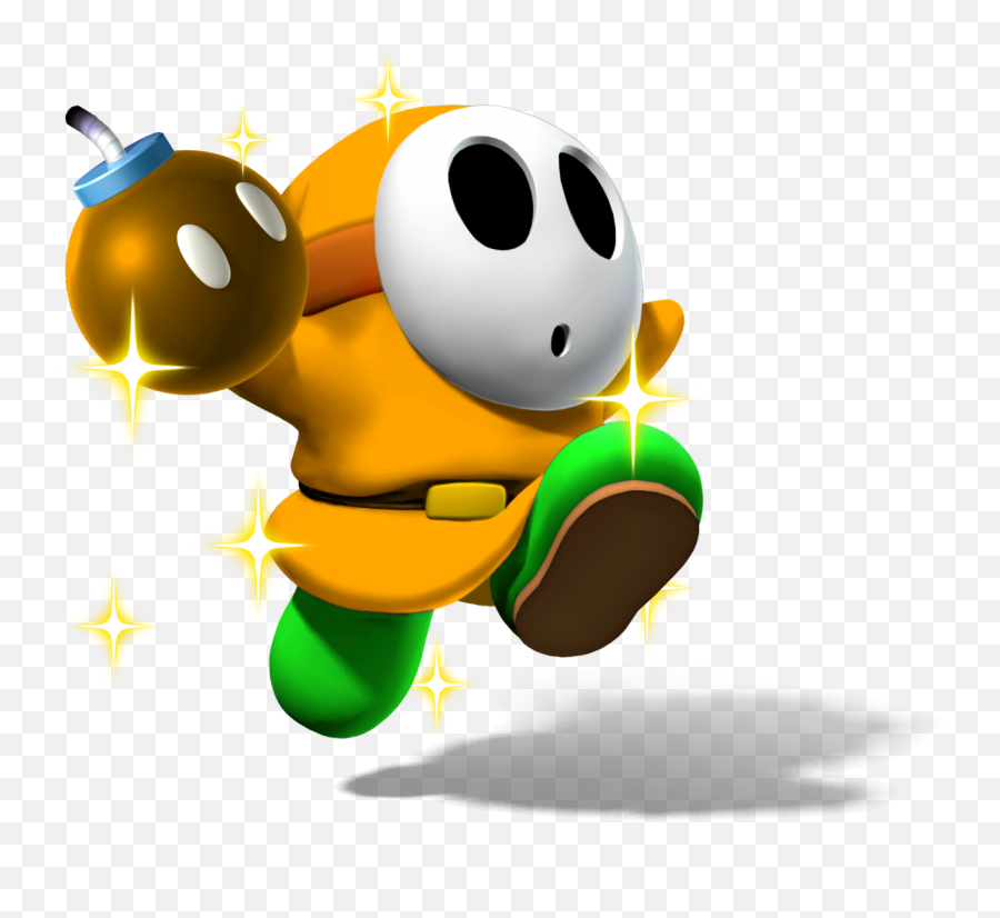 Picture Freeuse Download Guy Transparent Gold - Mario Gold Ghost Super Mario Shy Guy Emoji,Emoticon Shy Code