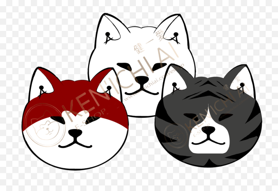 News - Japanese Akita Kennel U0026 Breeder Kenu0027ichi Ai Soft Emoji,Cat Sticking Out Tongue Emoticon