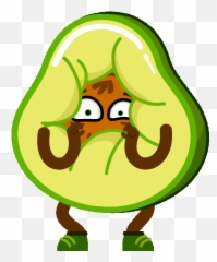 Funny Avocado Animated Sticker - Happy Emoji,Avacado Emoticon