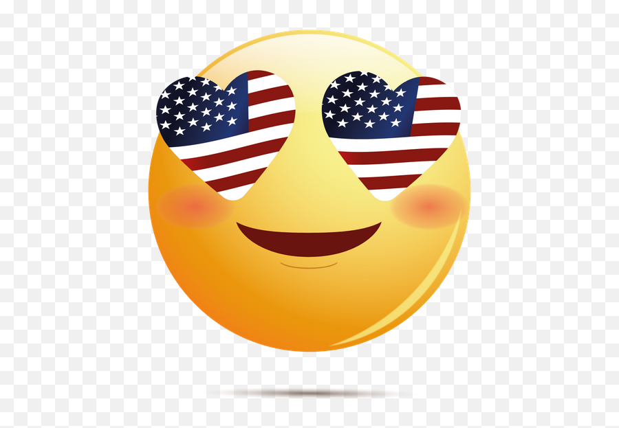 American Flag Funny Emoji Art Print By Aombin Society6,Large Emoticon Pillows