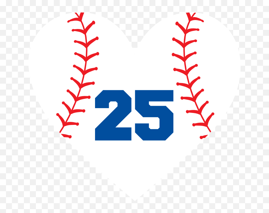 Custom Heart Softball Sticker With Number - Ben Simmons Emoji,Classic Meme Emojis