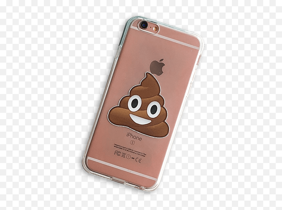 Milkyway Poop Emoji Clear Tpu Cell Phone Case For Iphone 7 - Smartphone,Iphone 6s Emoji Case