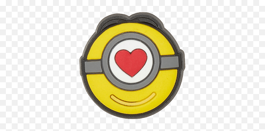 Minions Stuart Love Icon Jibbitz Shoe Charm - Crocs Emoji,Three Purple Hearts Emoticon