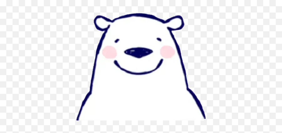 Lazy Kindly Polar Bear Sticker Pack - Stickers Cloud Emoji,Lazy Emojis