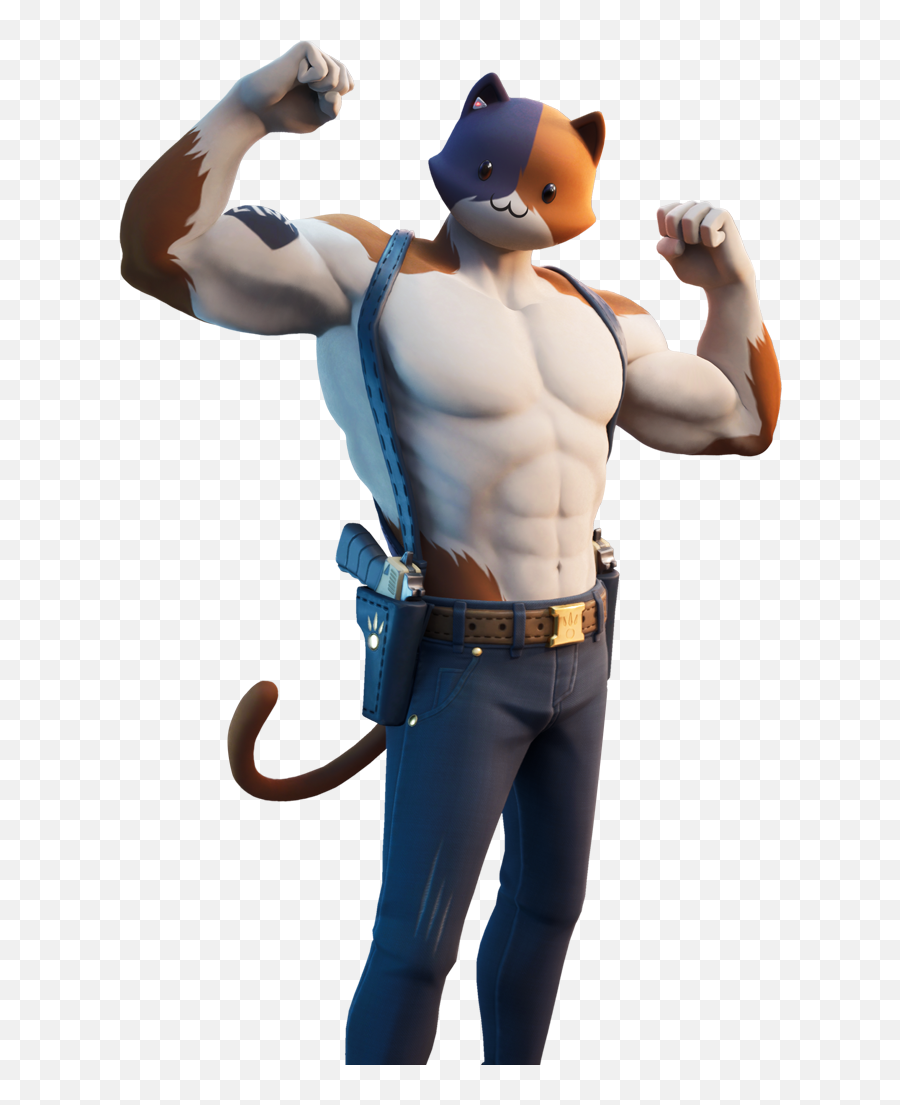 Meowscles - Meowscles Fortnite Transparent Emoji,Thicc Emoji