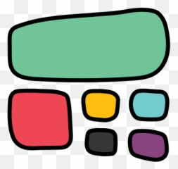 Color Widgets Icon In Doodle Style Emoji,Thumb Up Emoji Widget