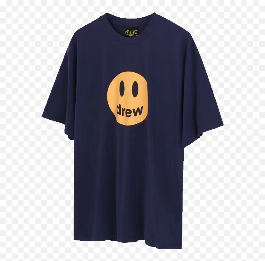 Drew House Mascot Navy Blue Tee Emoji,Emoticon House