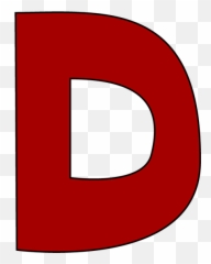 Free Clip Art - Red Letter D Clipart Emoji,D&d Emoji