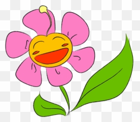 Animated Flowers With Faces - Clipart Best Flower Emoji,Flower Emoticons