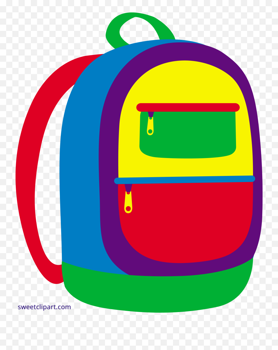 Backpack Clipart - Backpack Clipart Emoji,Emoji Backpacks For School
