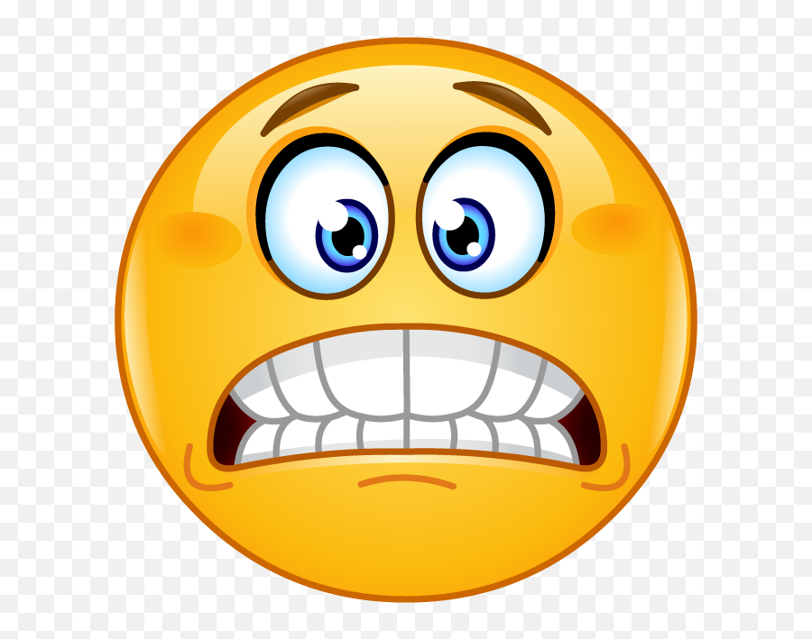 Stressed Emoji Png - Scared Emoji,Stressed Emoji