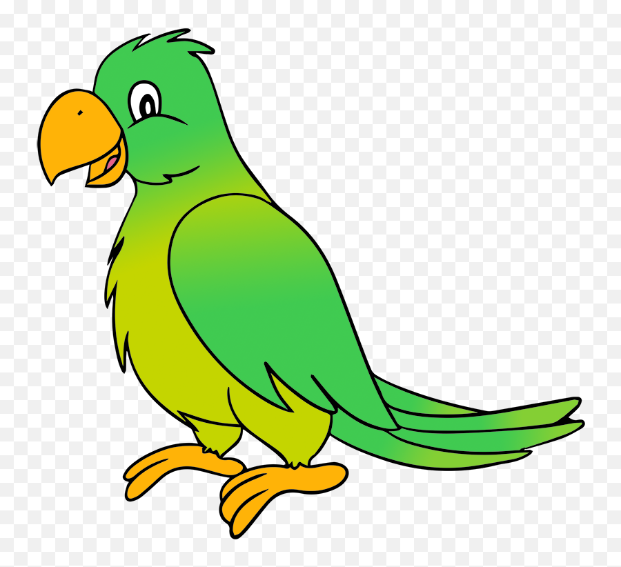 Parrot Cartoon Cartoon Drawings - Clip Art Image Of Parrot Emoji,Parakeet Emoji