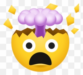 Exploding Head U2014 Png - Forever Modan Art Museum In Kyto Emoji,Exploding Emoji