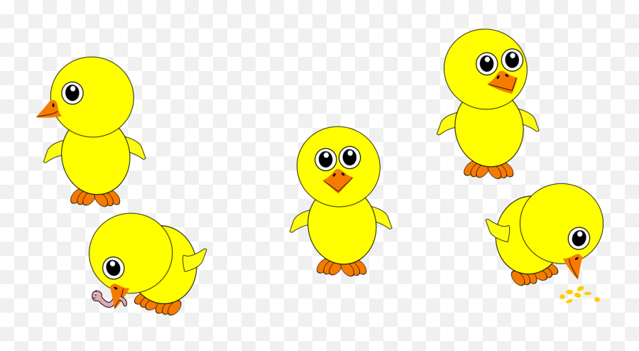 Emoticonwater Birdarea Png Clipart - Royalty Free Svg Png Cartoon Image Of Chicks Emoji,Bird Emoticon