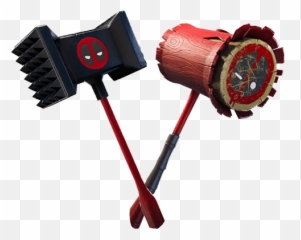 Tienda De Artículos De Deadpool Fortnite Planeador - Meaty Mallets Fortnite Emoji,Emoticon De Emocionado